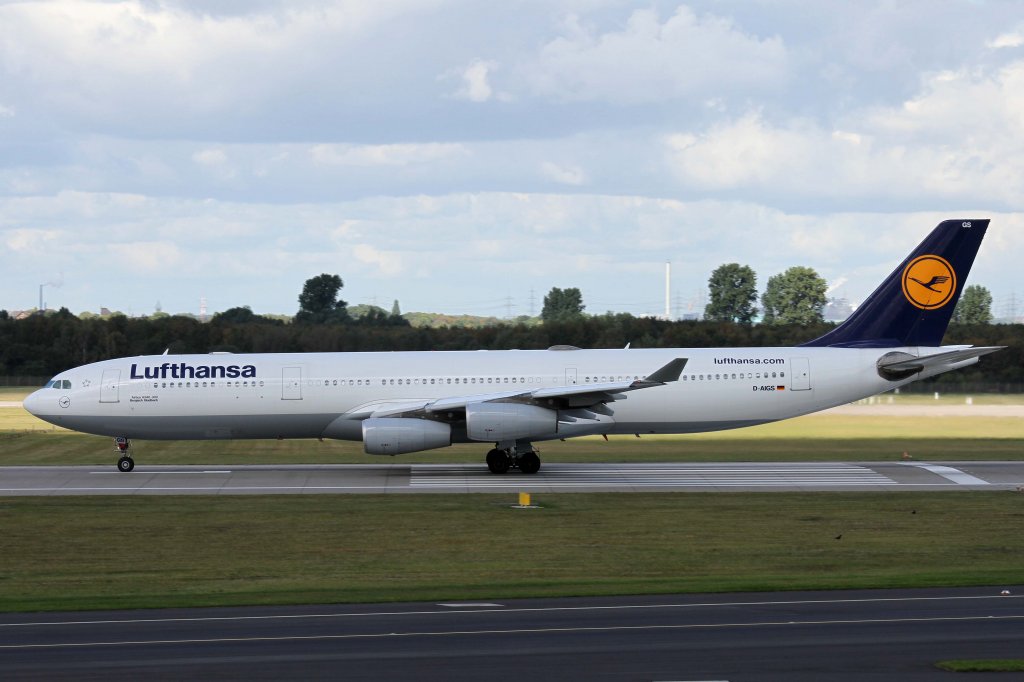 Lufthansa, D-AIGS  Bergisch Gladbach , Airbus, A 340-300, 22.09.2012, DUS-EDDL, Dsseldorf, Germany