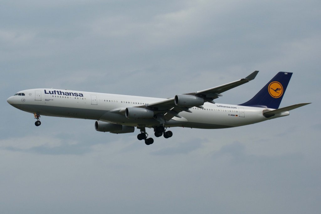 Lufthansa, D-AIGW  Gladbeck , Airbus, A 340-300, 01.07.2012, FRA-EDDF, Frankfurt, Germany