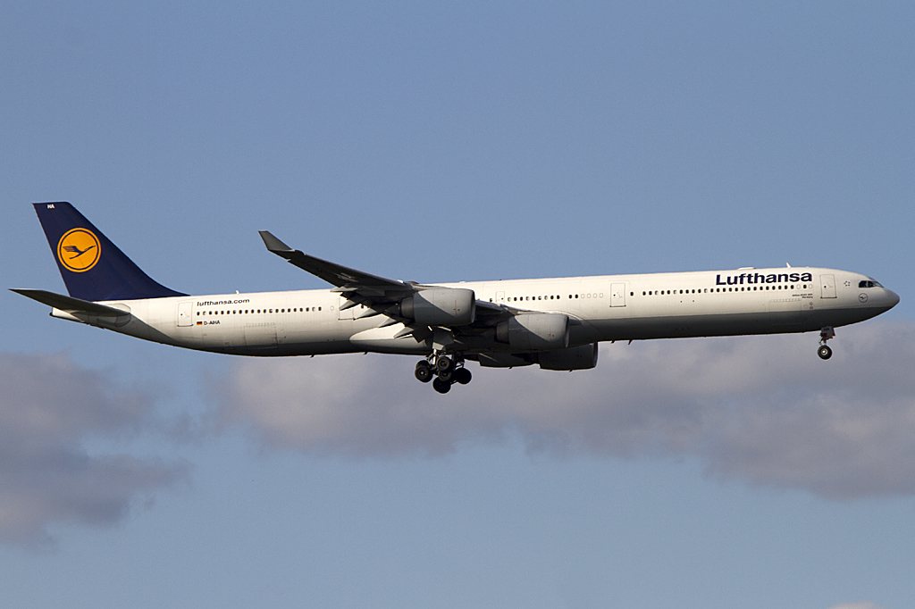 Lufthansa, D-AIHA, Airbus, A340-642, 13.10.2011, FRA, Frankfurt, Germany



