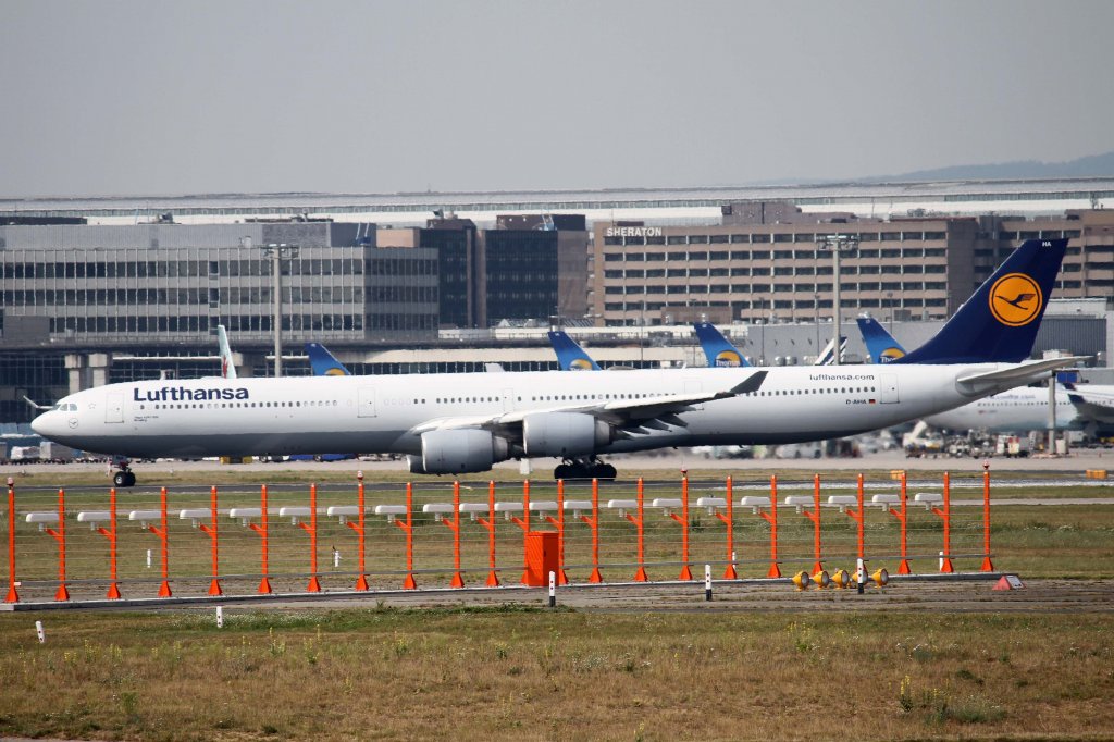 Lufthansa, D-AIHA  Nrnberg , Airbus, A 340-600, 10.09.2012, FRA-EDDF, Frankfurt, Germany