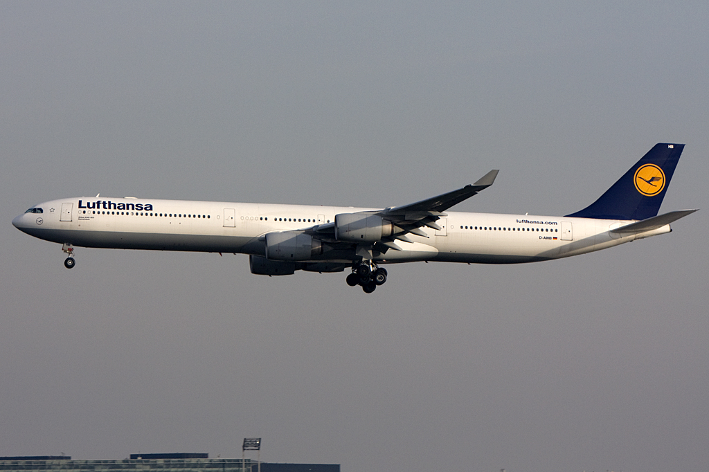 Lufthansa, D-AIHB, Airbus, A340-642, 02.04.2010, FRA, Frankfurt, Germany 



