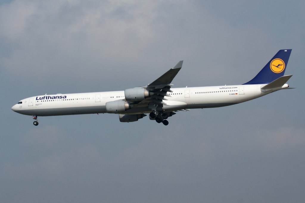 Lufthansa, D-AIHD  Stuttgart , Airbus, 340-600, 13.04.2012, FRA-EDDF, Frankfurt, Germany