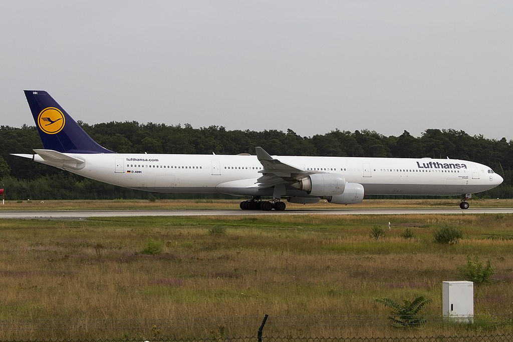 Lufthansa, D-AIHH, Airbus, A340-642, 21.08.2012, FRA, Frankfurt, Germany 



