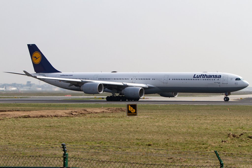 Lufthansa, D-AIHK, Airbus, A340-642, 14.04.2012, FRA, Frankfurt, Germany


