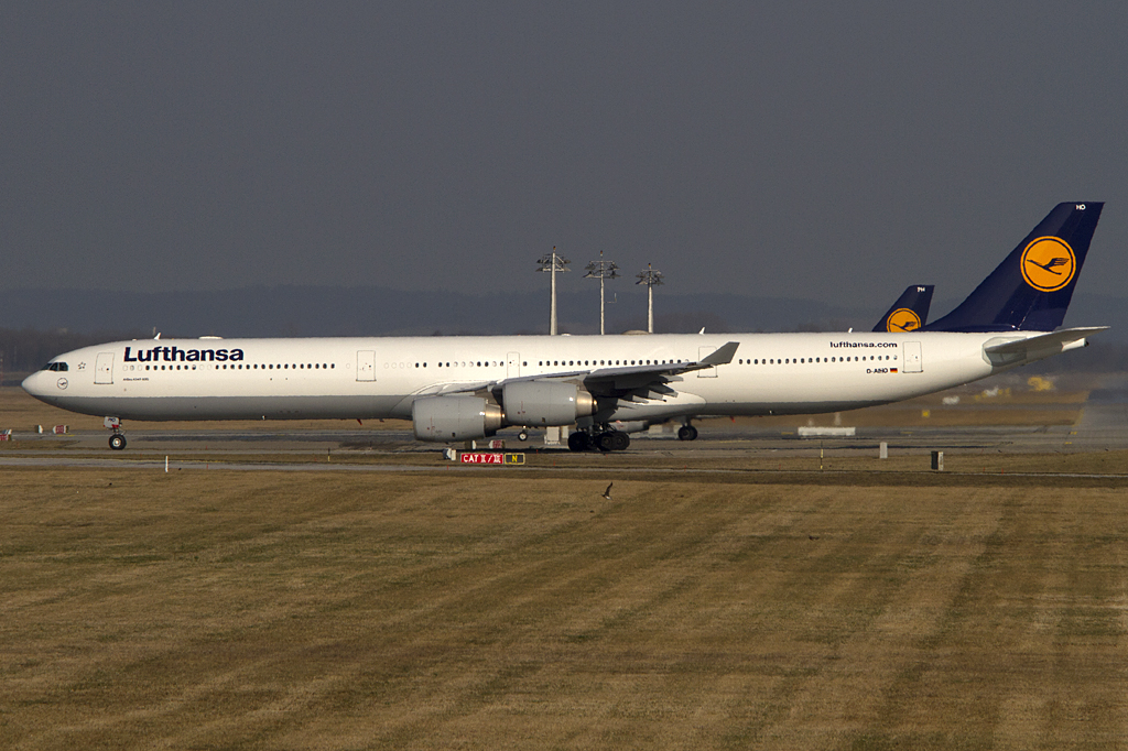Lufthansa, D-AIHO, Airbus, A340-642, 21.03.2012, MUC, Mnchen, Germany



