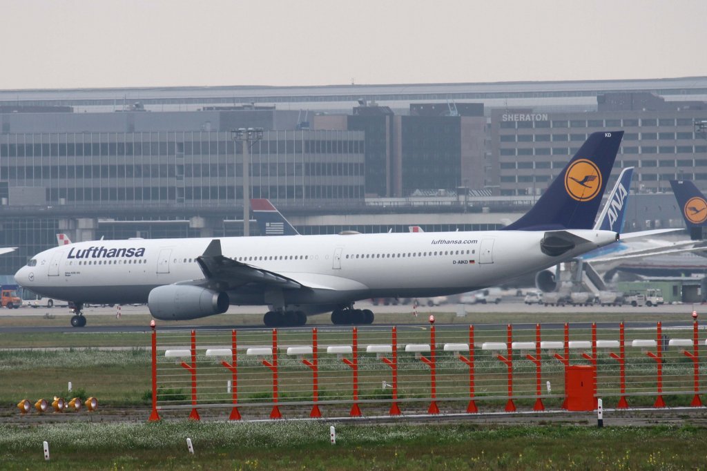 Lufthansa, D-AIKD  Siegen , Airbus, A 340-300, 24.08.2012, FRA-EDDF, Frankfurt, Germany