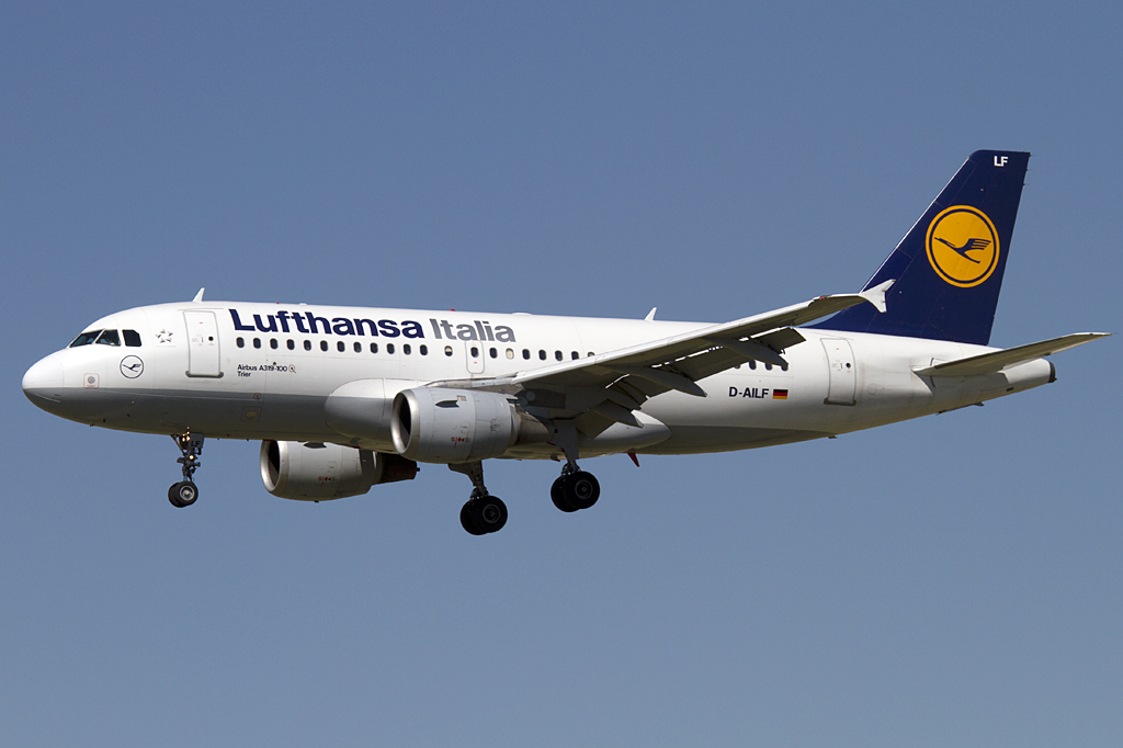 Lufthansa, D-AILF, Airbus, A319-114, 19.09.2010, BCN, Barcelona, Spain



