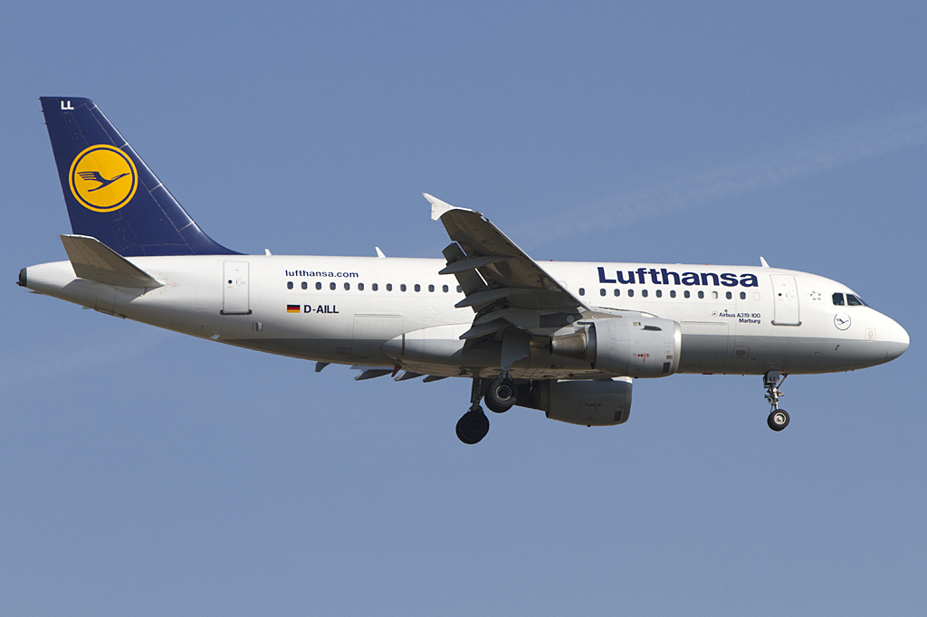 Lufthansa, D-AILL, Airbus, A319-114, 24.04.2010, FRA, Frankfurt, Germany 


