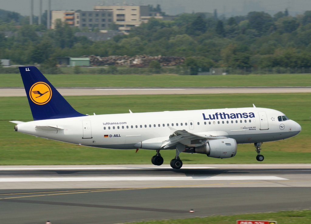Lufthansa, D-AILL  Marburg , Airbus A 319-100, 28.07.2011, DUS-EDDL, Dsseldorf, Gemany 

