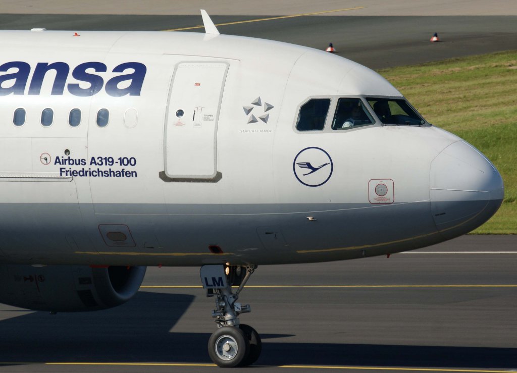 Lufthansa, D-AILM, Airbus A 319-100  Friedrichshafen  (Bug/Nose), 2010.09.22, DUS-EDDL, Dsseldorf, Germany