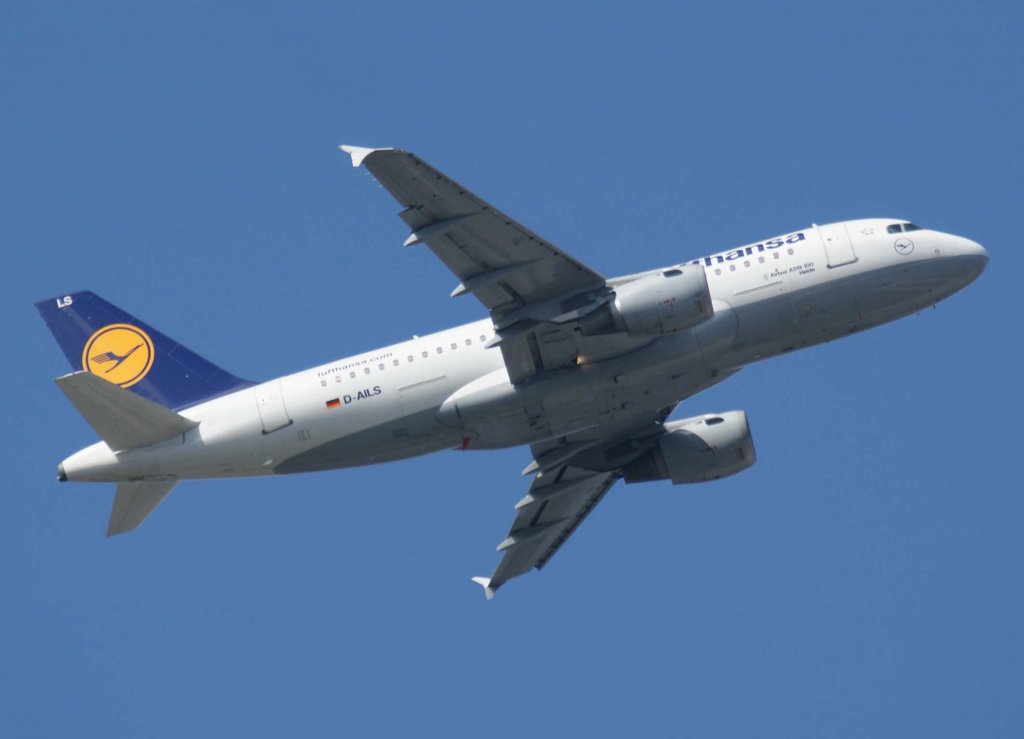 Lufthansa, D-AILS, Airbus A 319-100 (Heide), 2010.04.10, FRA, Frankfurt, Germany