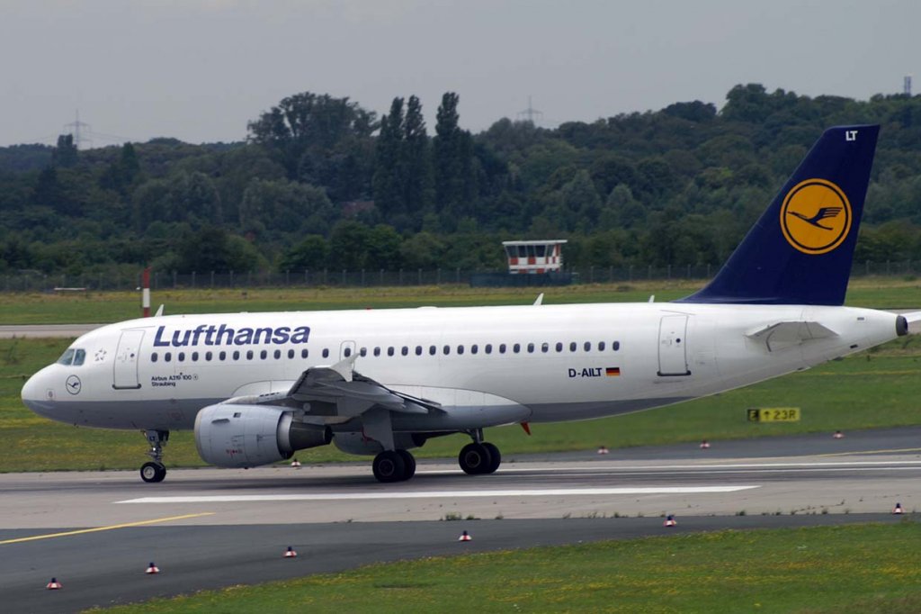 Lufthansa, D-AILT, Airbus A 319-100 (Straubing), 2007.07.18, DUS, Dsseldorf, Germany