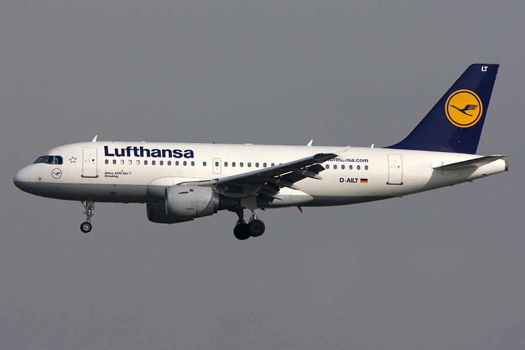 Lufthansa, D-AILT, Airbus, A319-114, 02.04.2010, FRA, Frankfurt, Germany 



