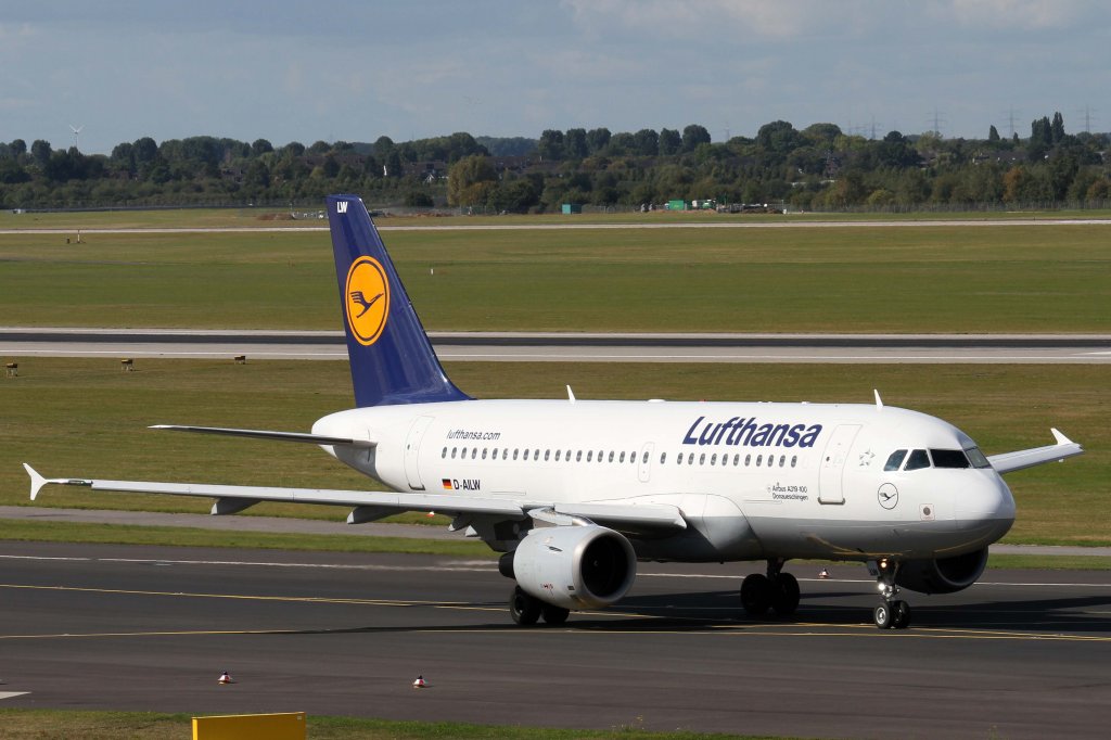 Lufthansa, D-AILW  Donaueschingen , Airbus, A 319-100, 22.09.2012, DUS-EDDL, Dsseldorf, Germany

