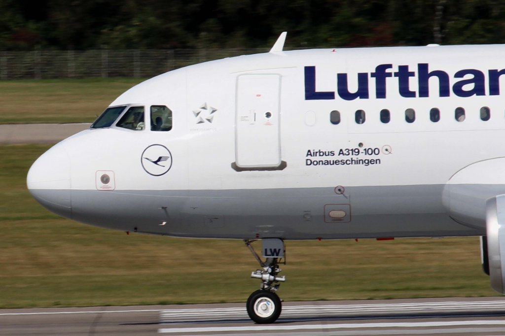 Lufthansa, D-AILW  Donaueschingen , Airbus, A 319-100 (Bug/Nose), 22.09.2012, DUS-EDDL, Dsseldorf, Germany

