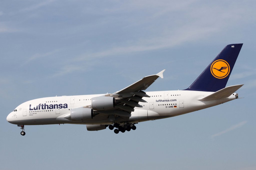 Lufthansa, D-AIMB  Mnchen , Airbus, A 380-800, 12.09.2012, FRA-EDDF, Frankfurt, Germany