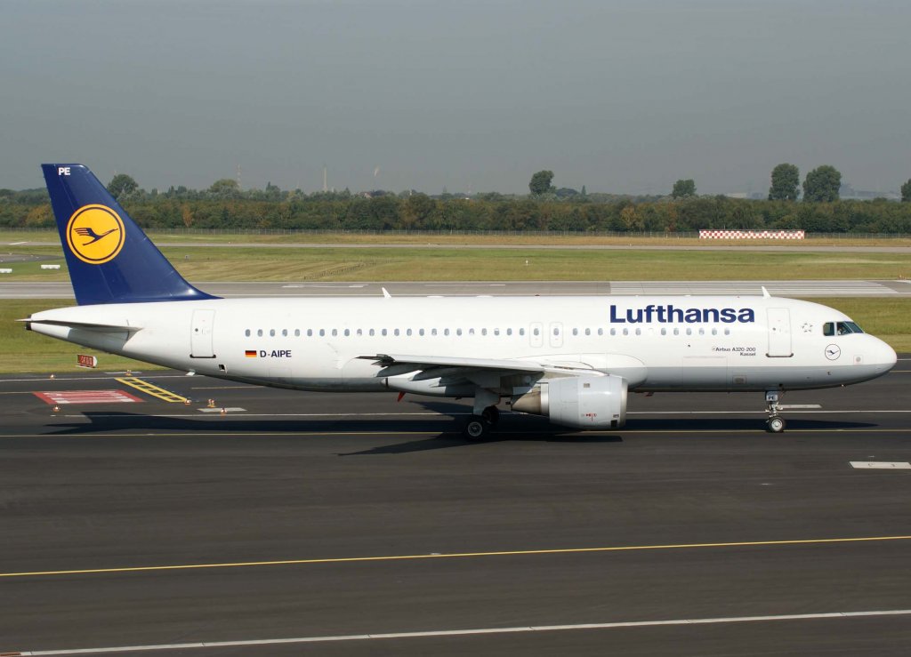 Lufthansa, D-AIPE, Airbus A 320-200 (Kassel), 2009.09.09, DUS, Dsseldorf, Germany