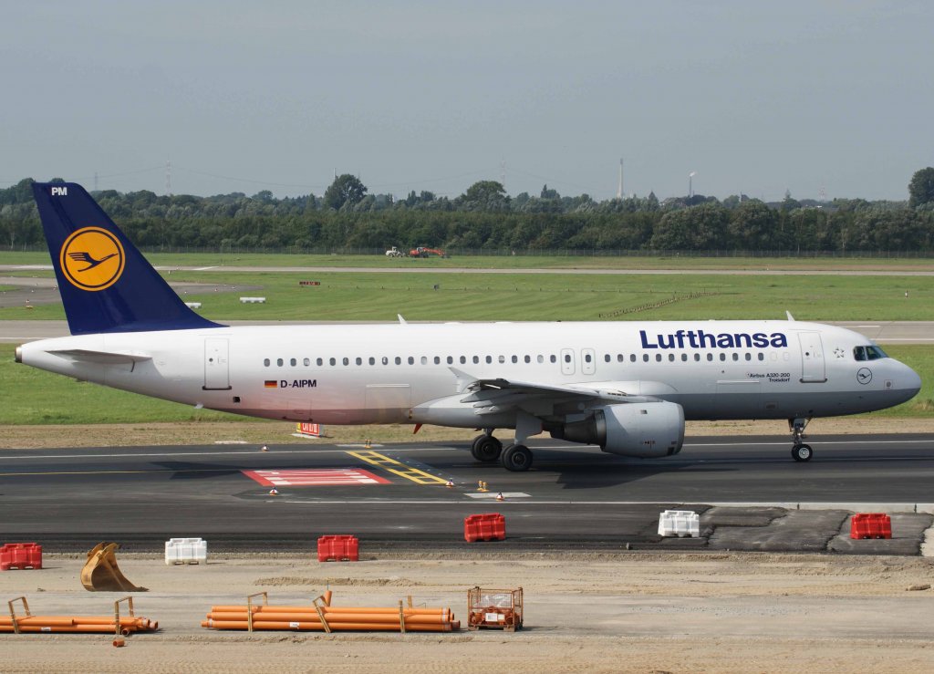Lufthansa, D-AIPM, Airbus A 320-200 (Troisdorf), 2008.08.31, DUS, Düsseldorf, Germany