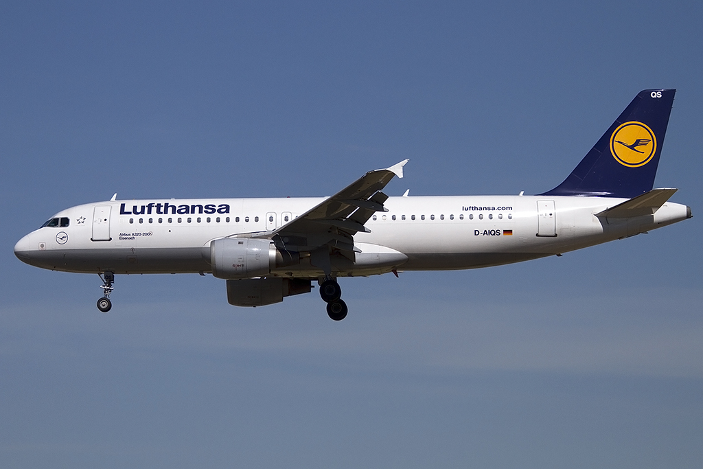 Lufthansa, D-AIQS, Airbus, A320-211, 14.09.2012, BCN, Barcelona, Spain 




