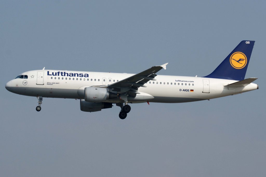 Lufthansa, D-AIQS  Eisenach , Airbus, A 320-200, 13.04.2012, FRA-EDDF, Frankfurt, Germany