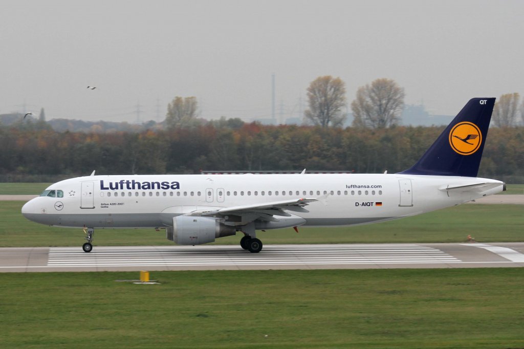 Lufthansa, D-AIQT  Gotha , Airbus, A 320-200, 10.11.2012, DUS-EDDL, Dsseldorf, Germany 