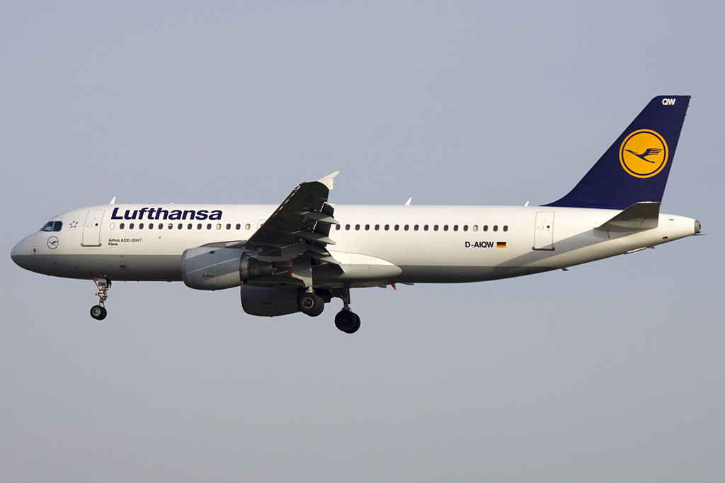 Lufthansa, D-AIQW, Airbus, A320-211, 02.04.2010, FRA, Frankfurt, Germany

