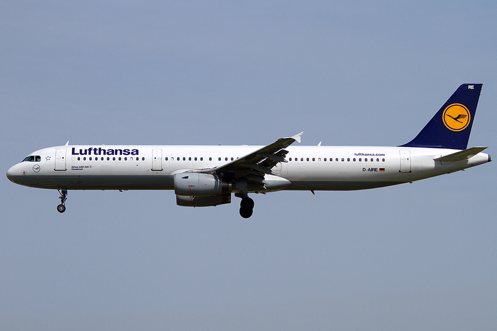 Lufthansa, D-AIRE, Airbus, A321-131, 12.05.2012, BCN, Barcelona, Spain 





