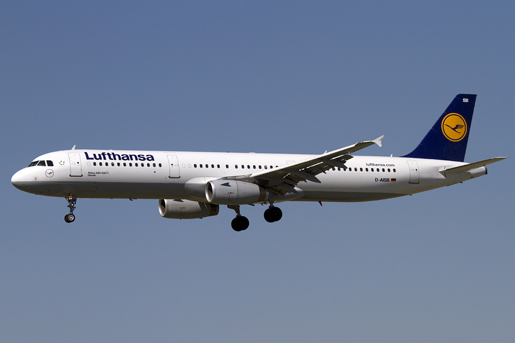 Lufthansa, D-AISB, Airbus, A321-131, 19.09.2010, BCN, Barcelona, Spain 



