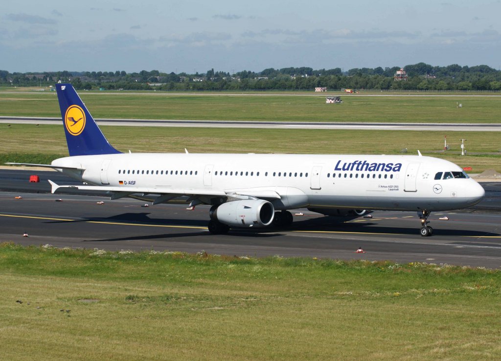 Lufthansa, D-AISF, Airbus A 321-200 (Lippstadt), 2008.07.15, DUS, Dsseldorf, Germany