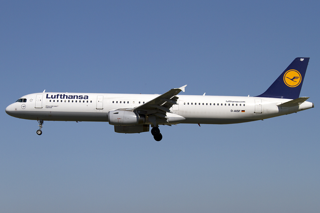 Lufthansa, D-AISF, Airbus, A321-231, 19.09.2010, BCN, Barcelona, Spain 




