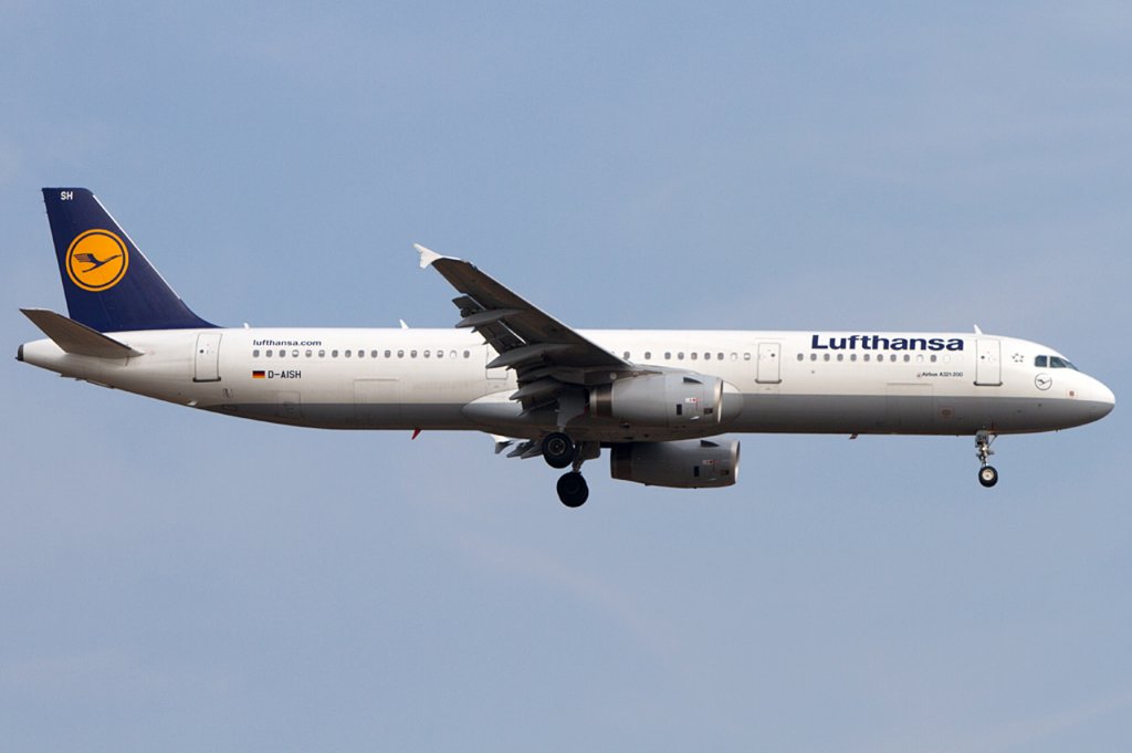 Lufthansa, D-AISH, Airbus, A321-231, 14.04.2012, FRA, Frankfurt, Germany 





