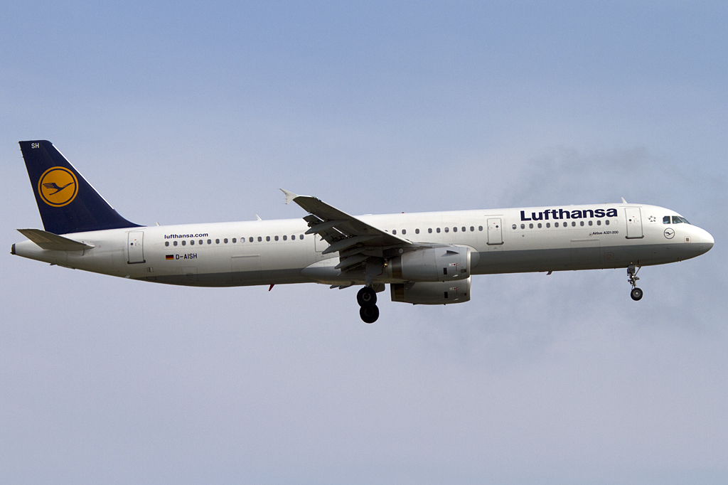 Lufthansa, D-AISH, Airbus, A321-231, 16.06.2011, BCN, Barcelona, Spain 




