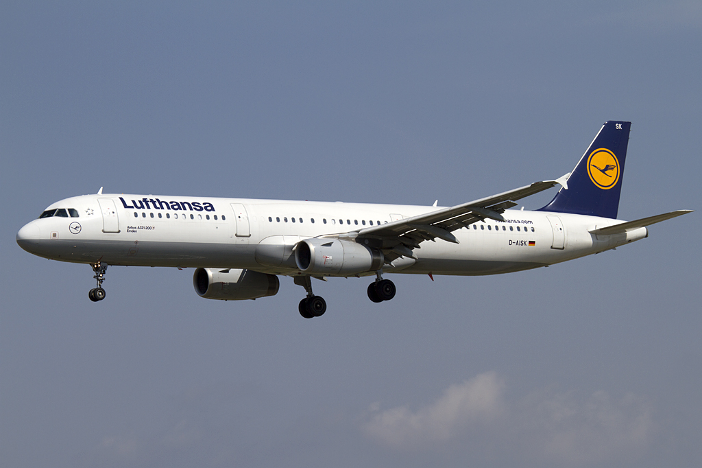 Lufthansa, D-AISK, Airbus, A321-231, 06.09.2010, BCN, Barcelona, Spain 




