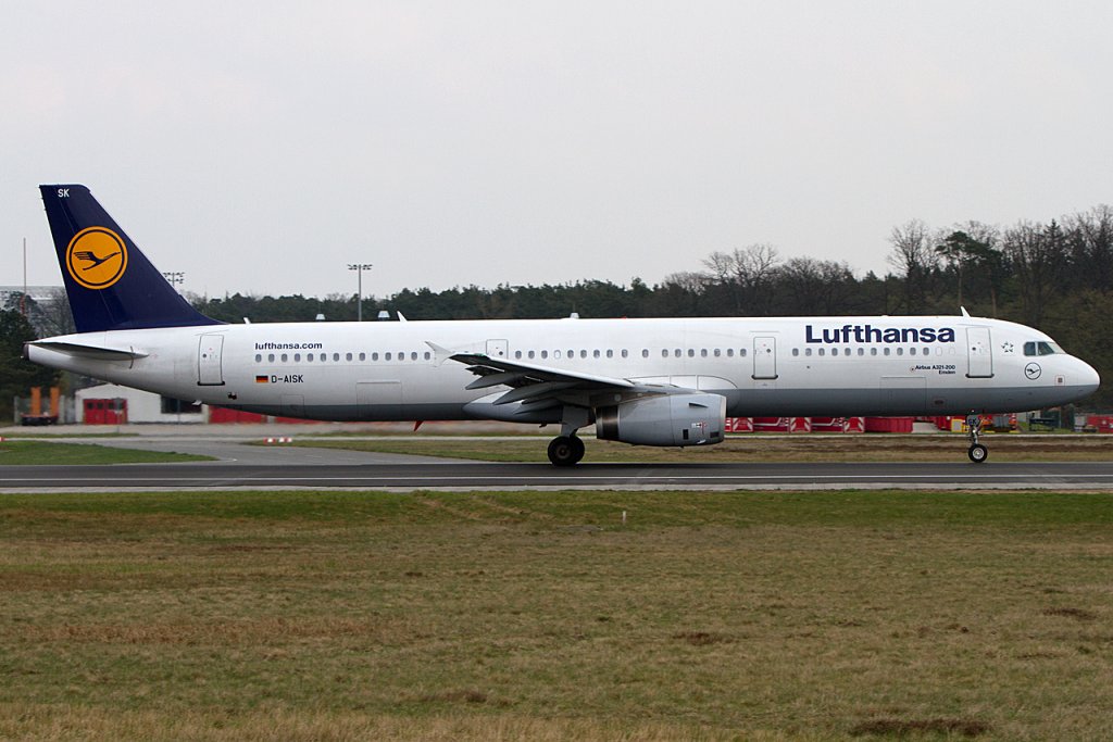 Lufthansa, D-AISK, Airbus, A321-231, 14.04.2012, FRA, Frankfurt, Germany





