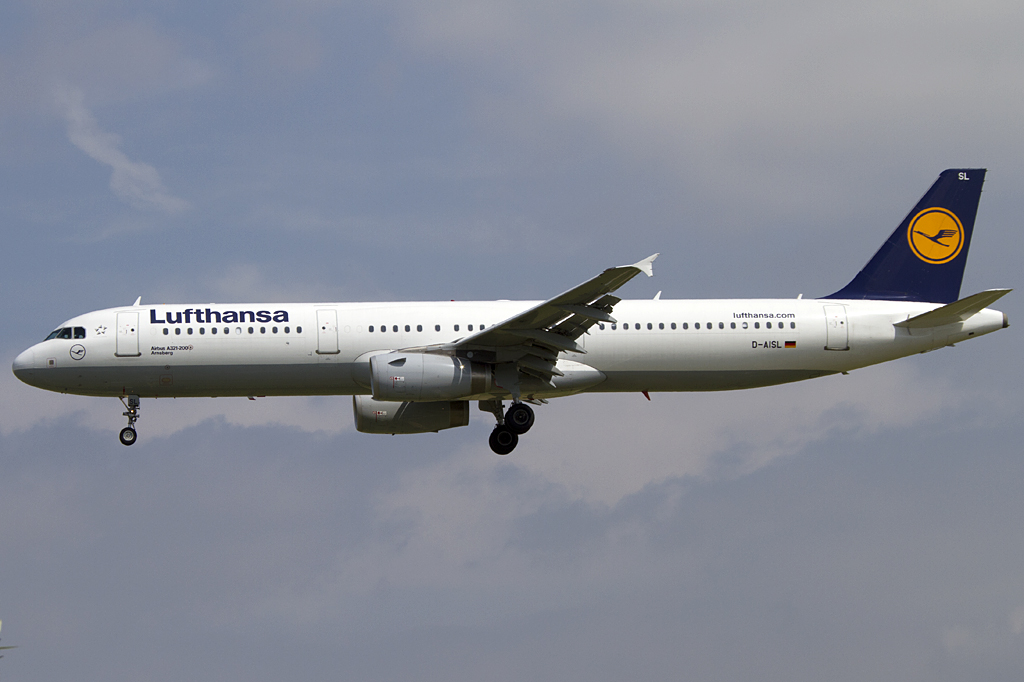 Lufthansa, D-AISL, Airbus, A321-231 18.06.2011, BCN, Barcelona, Spain


