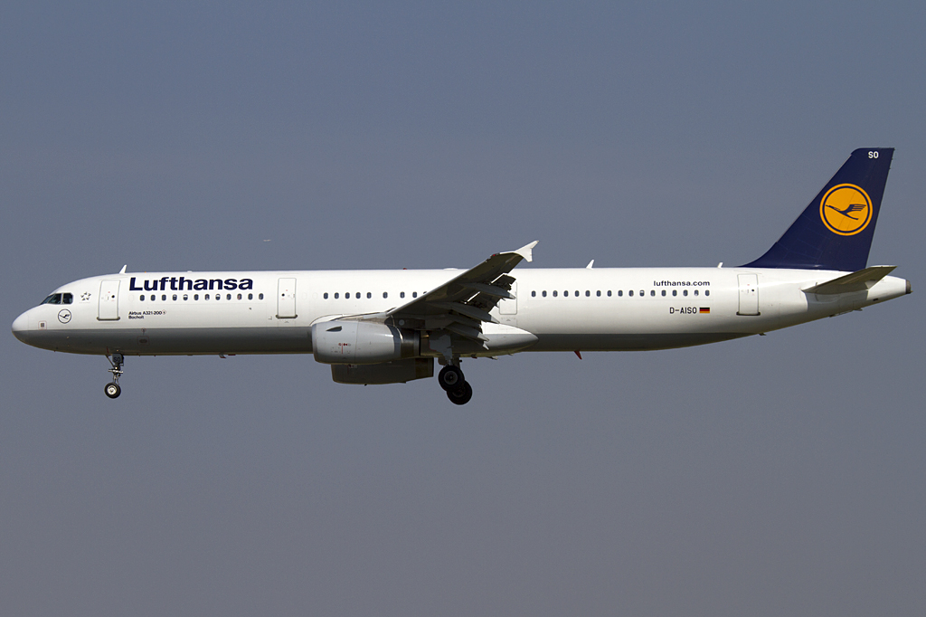 Lufthansa, D-AISO, Airbus, A321-231, 06.09.2010, BCN, Barcelona, Spain


