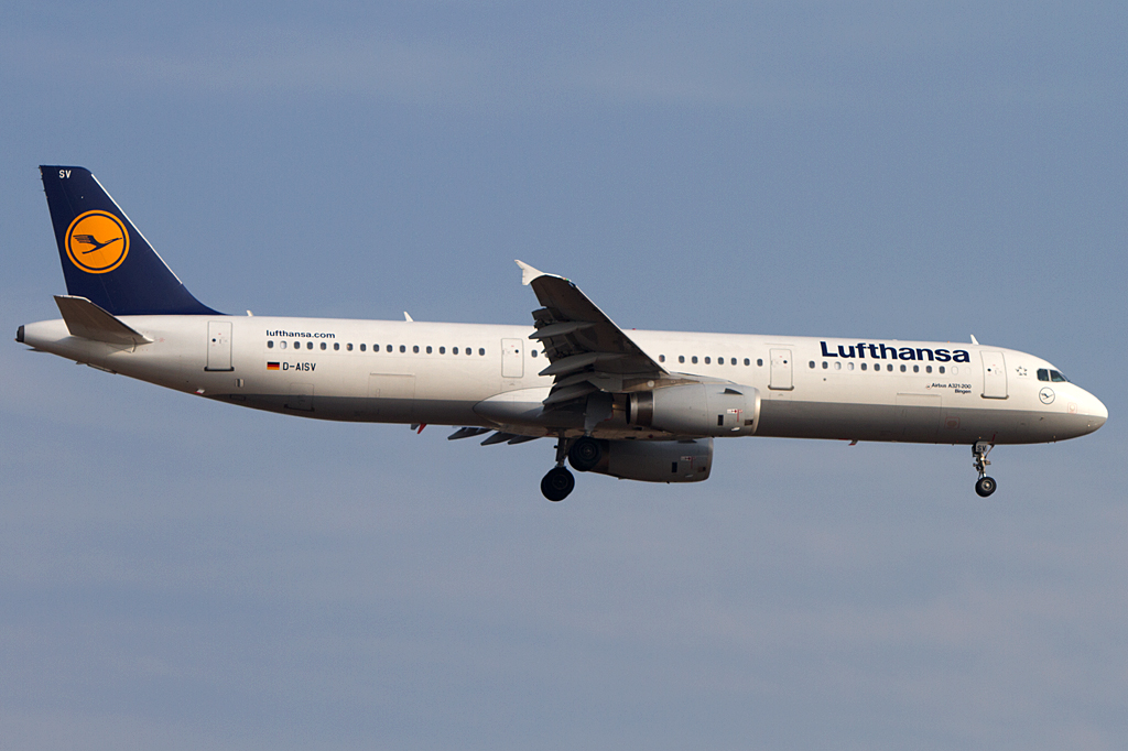 Lufthansa, D-AISV, Airbus, A321-231, 14.04.2012, FRA, Frankfurt, Germany




