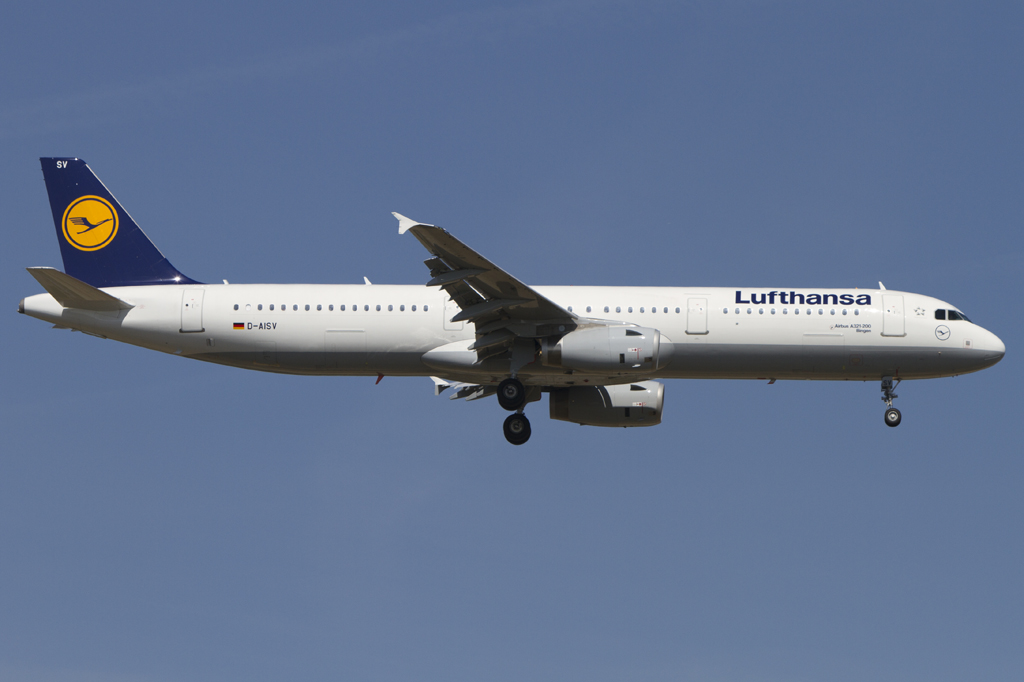 Lufthansa, D-AISV, Airbus, A321-231, 24.04.2010, FRA, Frankfurt, Germany 


