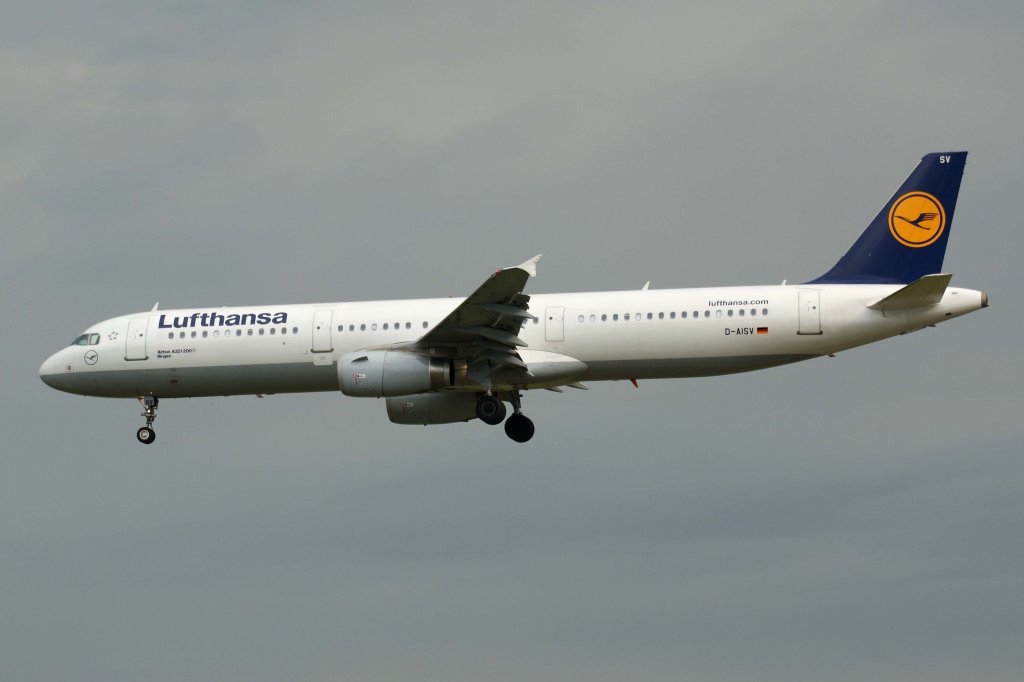 Lufthansa, D-AISV  Bingen , Airbus, A 321-200, 01.07.2012, FRA-EDDF, Frankfurt, Germany