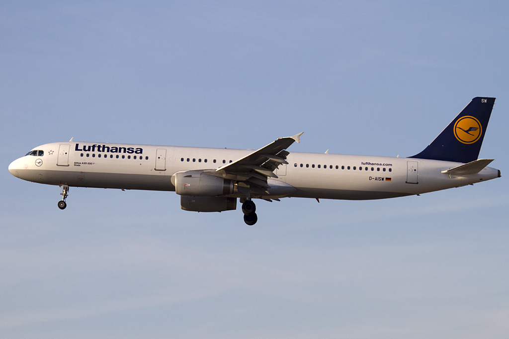 Lufthansa, D-AISW, Airbus, A321-231, 09.02.2011, FRA, Frankfurt, Germany 



