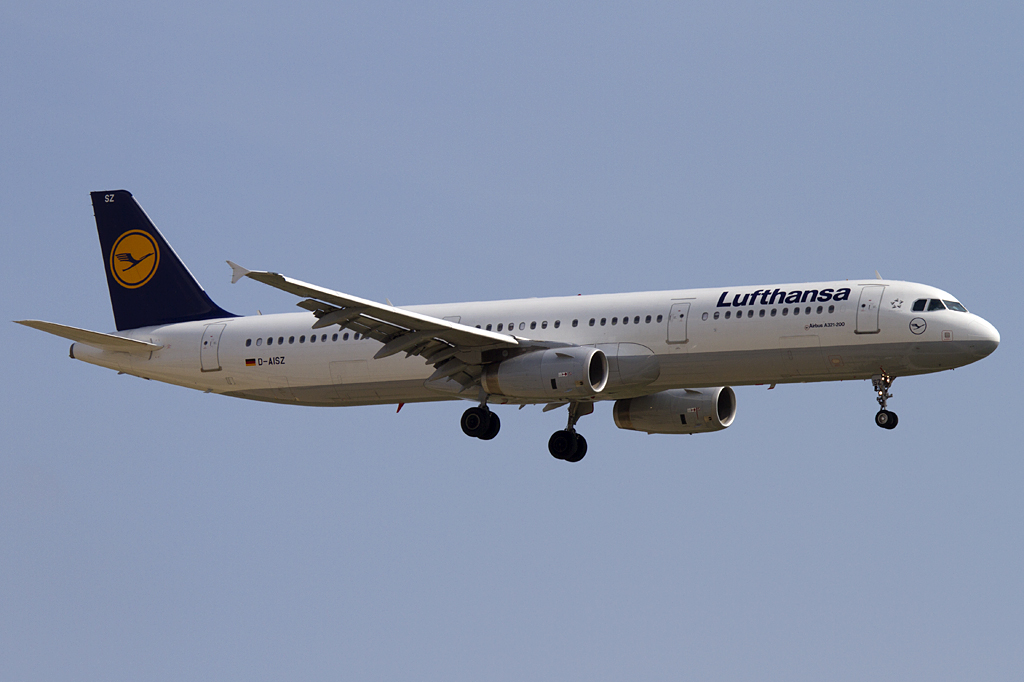 Lufthansa, D-AISZ, Airbus, A321-231, 06.09.2010, BCN, Barcelona, Spain 




