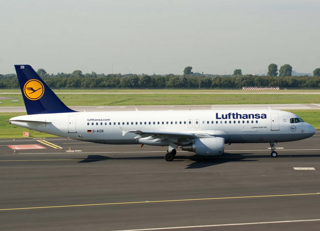 Lufthansa, D-AIZB, Airbus A 320-200  ohne Namen  (Sticker-lufthansa.com), 2010.09.22, DUS-EDDL, Düsseldorf, Germany 

