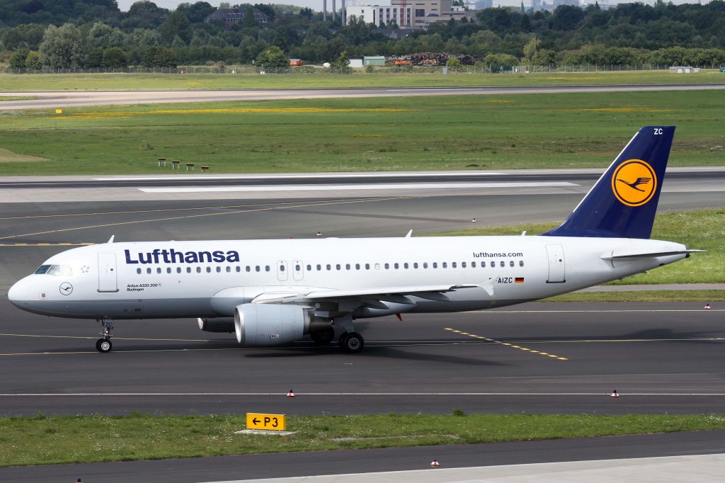 Lufthansa, D-AIZC  Büdingen , Airbus, A 320-200, 11.08.2012, DUS-EDDL, Düsseldorf, Germany 