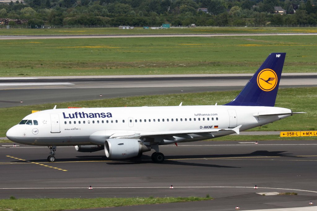 Lufthansa, D-AKNF, Airbus, A 319-100 (ex LH-Italia), 11.08.2012, DUS-EDDL, Dsseldorf, Germany 