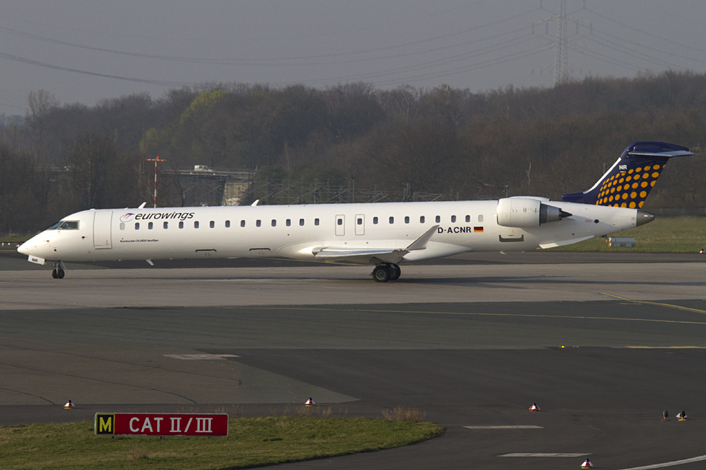Lufthansa - Eurowings, D-ACNR, Bombardier, CRJ900LR, 29.03.2011, DUS, Dsseldorf, Germany 

