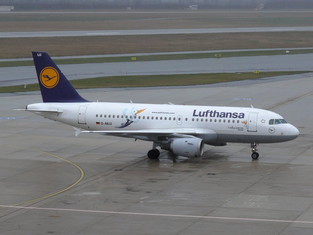 Lufthansa  Jetfriends ; D-AILU; Flughafen Dsseldorf. 21.03.2010.