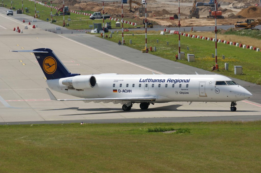 Lufthansa Regional (CityLine), D-ACHH (Kronach), Bombardier CRJ-200 LR, 2008.07.15, DUS, Dsseldorf, Germany