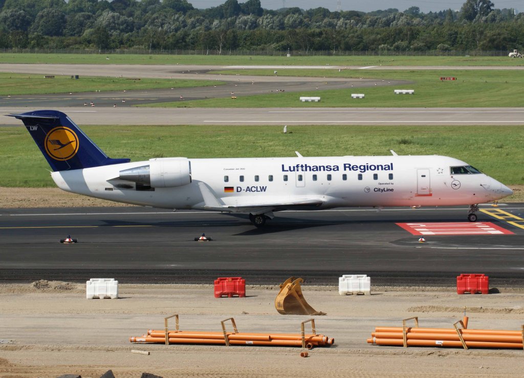 Lufthansa Regional (CityLine), D-ACLW (ohne Namen), Bombardier CRJ-200 LR, 2008.08.31, DUS, Dsseldorf, Germany