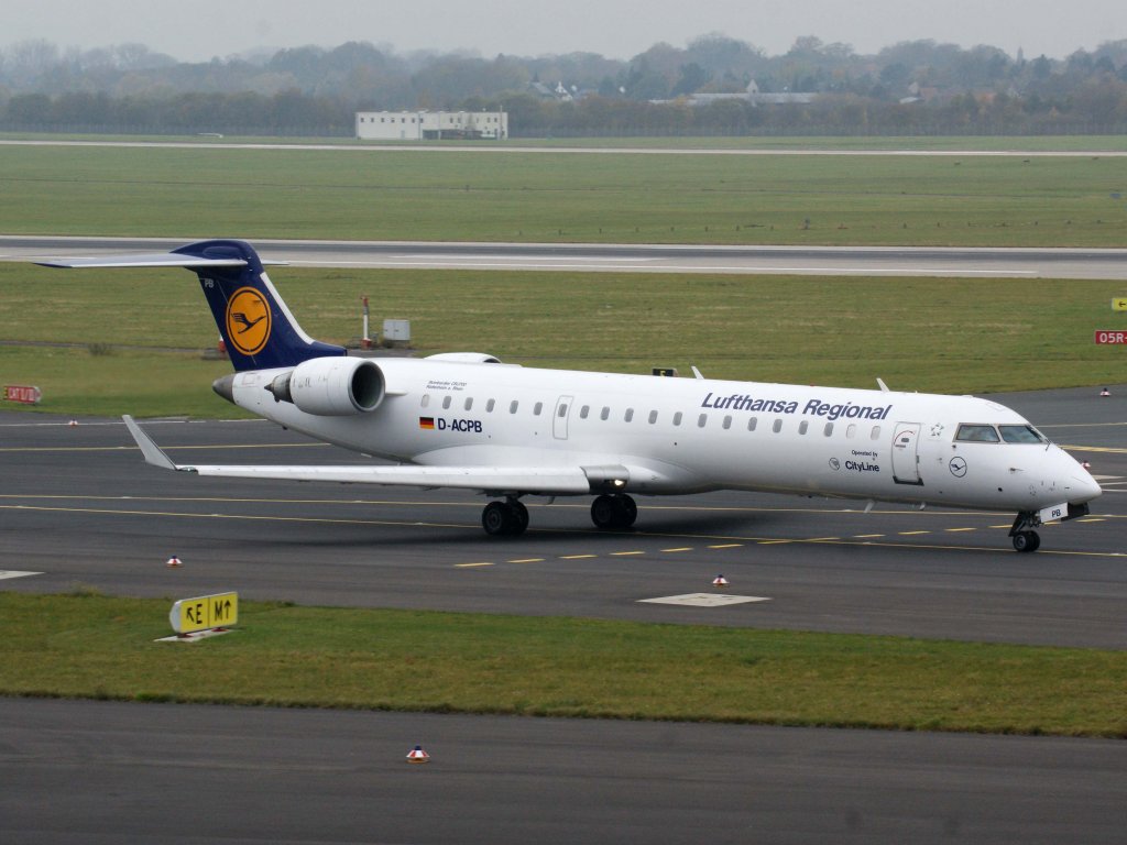 Lufthansa Regional (CityLine), D-ACPB  Rdesheim am Rhein , CRJ-700 ER, 13.11.2011, DUS-EDDL, Dsseldorf, Germany 