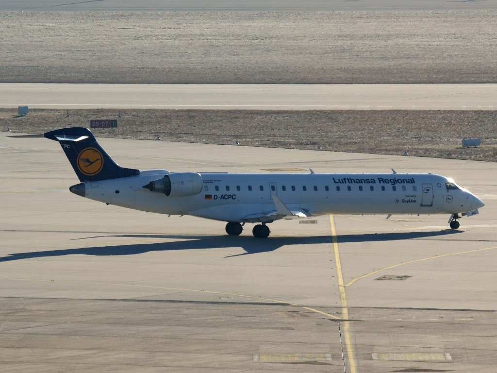 Lufthansa Regional (CityLine), D-ACPC  Espelkamp , Bombardier, CRL-700 ER, 16.01.2012, STR-EDDS, Stuttgart, Germany